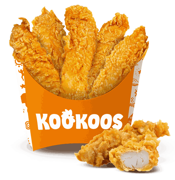 Chicken Strips served with a side