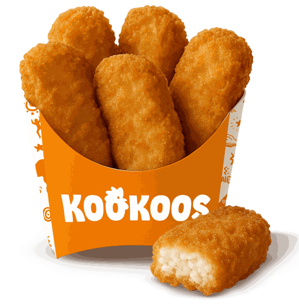 Chicken Nuggets served with a side