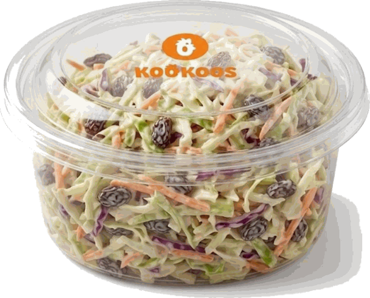 Kookoos creamy coleslaw salad